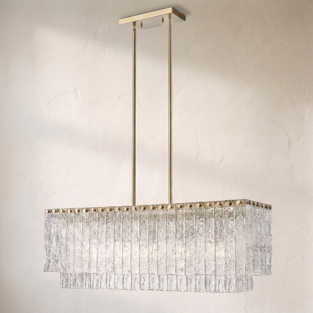 Z-Lite Linear Glass Chandelier - view 2