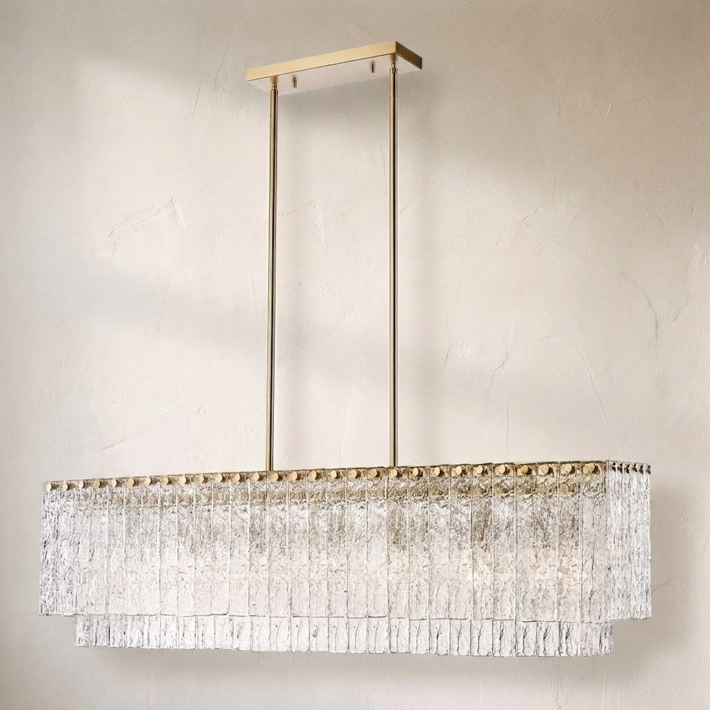 Z-Lite Linear Glass Chandelier