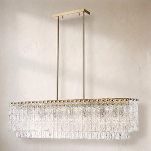 Z-Lite Linear Glass Chandelier